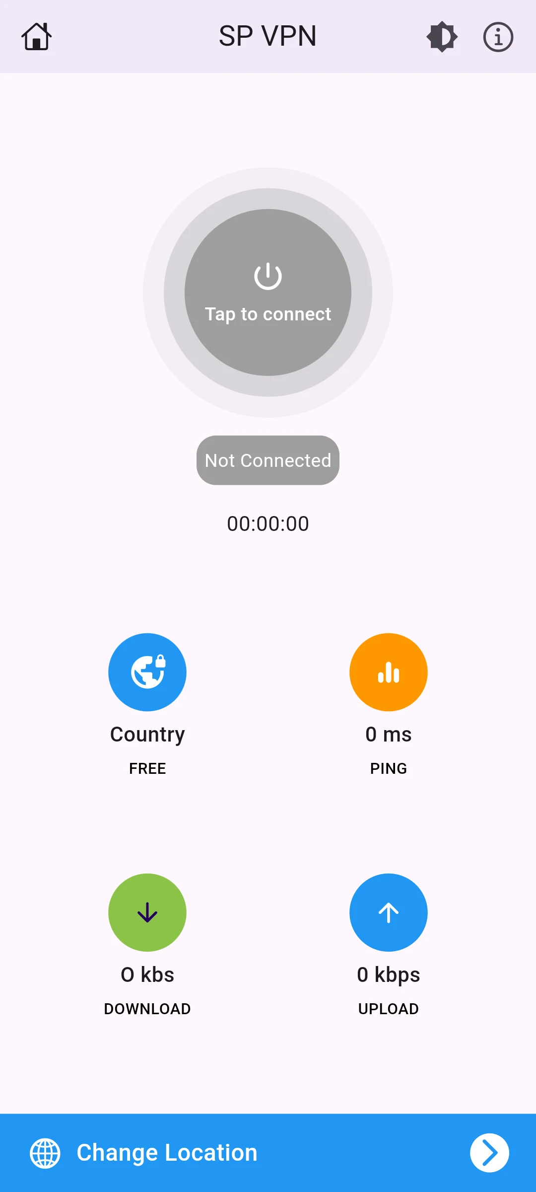 SP VPN screenshot