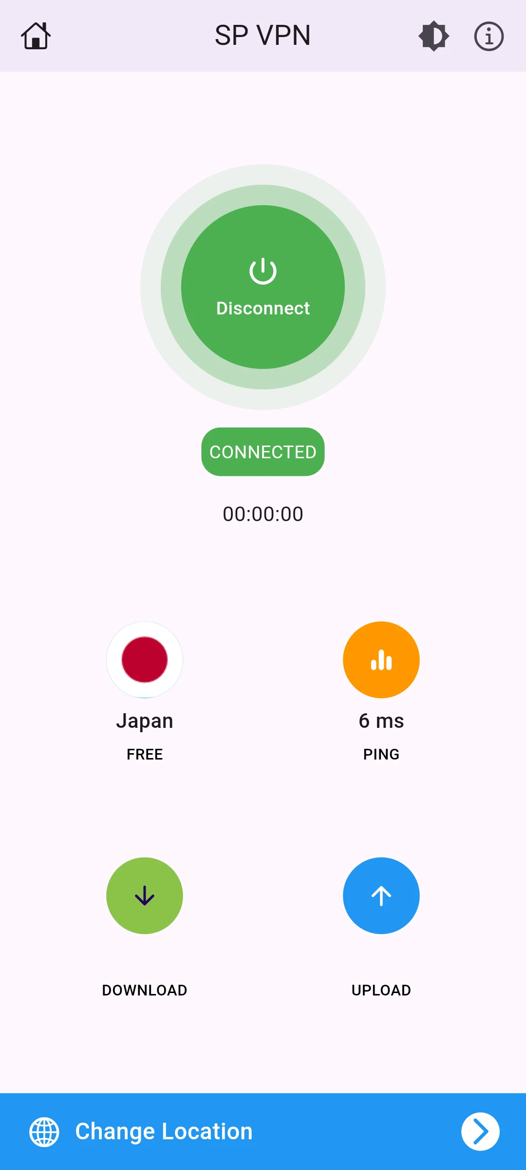 SP VPN screenshot